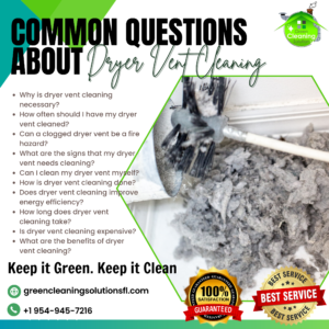 Read more about the article Here are answers to common customer questions about dryer vent cleaning: