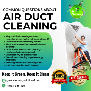 Read more about the article Here are answers to common customer questions about air duct cleaning:
